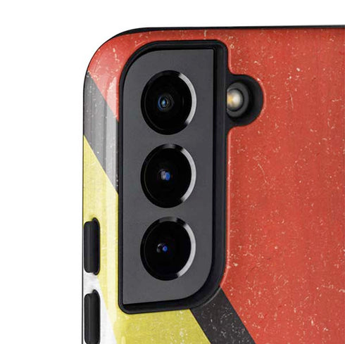 Guyana Flag Distressed Galaxy S22 Plus Pro Case